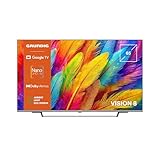GRUNDIG 65 VOE 83 Fernseher 65 Zoll (164 cm) Nano UHD+, Google, 4K UHD, Dolby Atmos, Magic Fidelity, Chromecast Built-in, Bluetooth, Smart, Sprachsteuerung, Schwarz