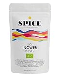 Spice Bio Ingwer Pulver 1 KG, hochwertiges Ingwerpulver aus biologischem Anbau von der Ingwerwurzel. Ingwertee