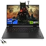 HP OMEN Gaming Laptop, 17,3 Zoll QHD 165Hz IPS-Display, Core i9-13900HX (bis zu 5,40 GHz), GeForce RTX 4080, 64 GB DDR5, 1 TB PCle 4.0, 4-Zonen RGB KB, WiFi 6E, RJ45, TB 4, HDMI, PDG HDMI-Kabel, Win