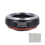 PHOLSY Objektivadapter AR auf MFT Kompatibel mit Konica AR Objektiv auf M4/3 Micro 4/3 Micro Four Thirds MFT Kameragehäuse Kompatibel mit Olympus Panasonic Lumix Kameras AR-M4/3 AR-MFT
