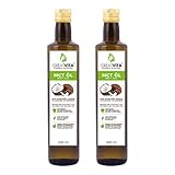 GreatVita MCT Öl auf Kokosölbasis 2x 500 ml C8 & C10 Fettsäuren, Premium Qualität