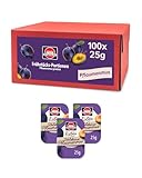 Schwartau Extra Pflaumenmus Portionen, Konfitüre Portionsschalen, Großpackung, 100x25g