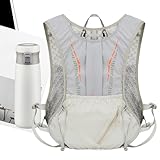 Wanderrucksack – Reflektierender Fahrradrucksack, atmungsaktiver Schultergurt, reflektierender Trinkrucksack für nächtliche Outdoor-Aktivitäten