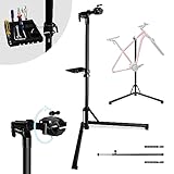 VELOJA® Montageständer für Fahrräder bis 50kg Profi Fahrrad Montageständer Ebike Fahrrad Reparaturständer Schwerlast Fahrradhalter E-Bike Fahrradständer Reparatur Fahrradmontageständer