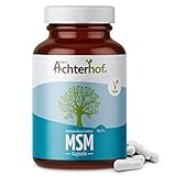 MSM Kapseln hochdosiert | 160 Stück | 1800mg Methylsulfonylmethan (MSM) Schwefel Pulver pro Tagesdosis | vom Achterhof