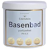 Basenbad, basisches Badesalz zur Entgiftung und Entsäuerung, Vollbad, Fußbad, Peeling, 750g Luminares Edelstein Basenbad