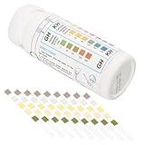 CLISPEED 50 Stück Ph Teststreifen Pool Wasser Test Kit Schwimmbecken Teichtester Ph Wert Sensible Teststreifen für Aquarium und Fischzucht Einfache Anwendung Langlebig Sicher