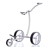 Elektro Golf Trolley walker Edelstahl, Lithium Akku, Bergabfahrbremse