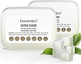 Glycerinseife Transparent Rohseife Seifenbasis Melt and Pour Seifenbasis Transparent Glycerin Rohseife SLS Frei Seifenblock zum Seifengießen, Ultra Clear Soap Base Melt and Pour 1 kg