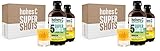 hohes C Super Shots Geschenkset: 1x Immun 330ml + 1x Energie 330ml + Shotglas, Orange, Mango, Ingwer, Cranberry, Guarana, Chili (Packung mit 2)
