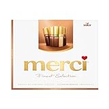 merci Finest Selection Mousse au Chocolat Vielfalt – 1 x 210g – Gefüllte und nicht gefüllte Schokoladen-Spezialitäten