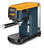 Ariete 1399 Mango Yellow Espressomaschine, für Pulver und ESE-Pads, 1300 W, Fassungsvermögen 1,1 l, 15 bar Druck, Filter 1, 2 Tassen und ESE-Pads, Cappuccino, Gelb