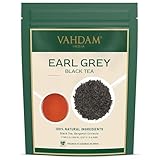 VAHDAM, Earl Grey Schwarz Tee (340g) Loser Blätter Schwarzer tee | 100% Natürliche Schwarzer Tee Gemischt Mit Starken Bergamotte Extrakten | Earl Grey Tee Lose | Direkt Aus Indien