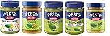 Testpaket Barilla Pesto 5x 190g Pesto mit Basilikum aus nachhaltiger Landwirtschaft hergestellt + Italian Gourmet polpa 400g