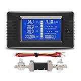 Janasiba PZEM015 Digital DC 0-200 V Spannungsstrom mit 200 ein Shunt Autobatterietester Spannungsmesser Monitor 12 V 24 V 48 V