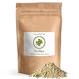 Maca Pulver 500 g - aus peruanischen Wurzelknollen - in bewährter Rohkostqualität - vegan, rein, glutenfrei - ohne Zusatzstoffe
