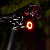Linunity Fahrrad Smart Rücklicht | Auto ON/Off Led Fahrrad Rücklicht USB-C Aufladbar Batterie | Fahrradlicht Hinten IPX6 Wasserdicht für Rennrad, MTB, E-Bike (2025 EU-Patente)