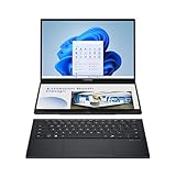 ASUS Zenbook Duo OLED UX8406CA | 14' WUXGA 16:10 OLED Display | 16 GB RAM | 1 TB SSD | Intel Core i9 | Intel Arc | Windows 11 | QWERTZ Tastatur | Inkwell Gray