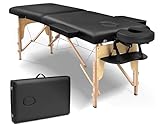Eccellensedie Massageliege klappbar : 2-Zonen Holz Massageliegen Für