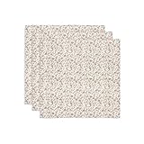 Jollein 535-851-67045 Mulltücher/Swaddle 3er Set Retro Flowers (70x70cm)