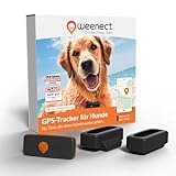 Weenect XS für Hunde - NEU Mini GPS-Tracker für Hunde | GPS-Tracking in Echtzeit | Kleinstes Modell auf dem Markt | Abonnement | Wasserdicht