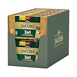 Jacobs 3in1 Caramel, Instant Kaffee Sticks, löslicher Bohnenkaffee mit Creamer und Zucker, 12 x 10+2 Sticks, 144 Getränke