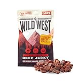Wild West Beef Jerky, 300g Orignal Rinderfleisch, Beef Jerky high Protein Trockenfleisch, Protein Snack, 1 Packung