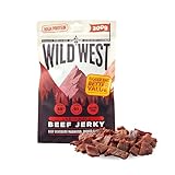 Wild West Beef Jerky, 300g Orignal Rinderfleisch, Beef Jerky high Protein Trockenfleisch, Protein Snack, 1 Packung