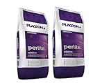 Plagron Perlite 2x10L – Premium Perlit zur Bodenverbesserung, Drainage & Belüftung – Ideal für Indoor Grow, Hydrokultur, Anzucht & Garten – Lockert Substrat & fördert Wurzelwachstum