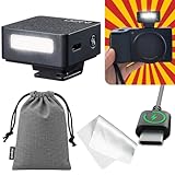Godox Blitz IM20 Mini Kamerablitz Blitzgerät, Manueller Flash Speedlite, 5 Leistungsstufen, 440 Blitze bei voller Leistung, Kompatibel mit Ricoh GR III RG iii X, Canon Sony Nikon Fujifilm Pentax