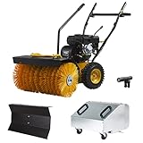 TEXAS Handy Sweep 690TG 3in1 212ccm Kehrmaschine Benzin mit Schneeschild Schneeschieber Laubsammler Fangkorb Schneefräse Schneeräumer mit Antrieb Radantrieb | 60cm | 5,4PS | 4Takt | 3xVor.1xRück.