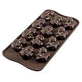 silikomart | SCG27 Silikonform für CHOCO ANGELS Pralinen, Antihaft, 12 Pralinen, 1er Pack Form für Süßigkeiten, Easy Choc, 35 x 30 mm, h 16 mm, Made in Italy