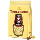 Toblerone Alpenmilch Minis 1 x 864g, Feine Schweizer Milchschokolade mit Honig- und Mandelnougat