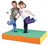 KL-Toys Hüpfpolster mit innenliegendem Federkern / trampolinartiger Hüpfeffekt / Maße: 113 x 75 x 17 cm / belastbar bis: max. 100 kg / 3+