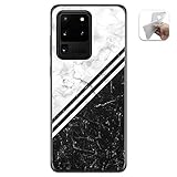 Schutzhülle aus TPU-Gel für Samsung Galaxy S20 Ultra, Marmor-Design 01, Zeichnungen