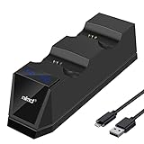 ARyee PS4 Controller Ladestation, Ladegerät für PS4 Controller, Duale Ladestation mit USB-Ladekabel für Playstation4/PS4/PS4 Slim/PS4 Pro, 1.8H Schnellladung