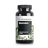 Bromelain - 400 mg (2000 F.I.P) - 90 magensaftresistente Kapseln - Natürlicher Ananas Extrakt - Laborgeprüft, hochdosiert und in Deutschland produziert