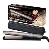 Remington Glätteisen Profi [Hitzeschutzsensor um Haarschäden zu verringern] Keratin Protect (hochwertige Keratin-Keramikbeschichtung mit Mandelöl) Digitales Display, 160-230°C, Haarglätter S8593