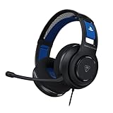 Turtle Beach Atlas 200 Schwarz Wired Gaming Headset für PS5 und PS4 - offiziell lizenziert für Playstation