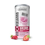 Layenberger Fit+Feelgood Slim Shake Powder, Mahlzeitersatz für 12 Portionen mit je 213 kcal (1x 396 g) - Rote Beeren-Joghurt