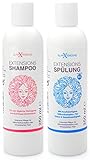 Extensions Shampoo und Spülung Set für Echthaar, Extensions Pflege Haarverlängerungen Perücken und Haarteile, 250ml