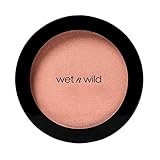 Wet n Wild Color Icon Blush, kräftiges anpassbares Rouge, gepresstes Puder mit seidigweicher Formel, für einen gesunden Teint und seidigweichen Hautton, Vegan, Pearlescent Pink