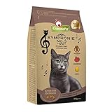 GranataPet Symphonie No. 3 Strauss, Trockenfutter für Katzen, Alleinfuttermittel ohne Getreide & Zuckerzusätze, schmackhaftes Katzenfutter, 300 g