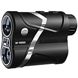 BOSEAN Golf Entfernungsmesser mit Slope, 1200Yards Aufladbar Golf Rangefinder mit Flag-Lock und Vibration, Scan Modus, Entfernungsmesser mit 7X Vergrößerung
