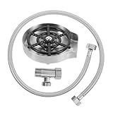 Yardenfun 1Satz Hochdruck Glasspüler Becherreiniger für Spüle Vielseitig Einsetzbar Rostfreies Material für Gewerbliche und Private Nutzung