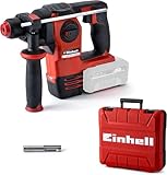 Einhell Professional Akku-Bohrhammer HEROCCO 18/20 Power X-Change (18 V, Brushless, 2,2 J, SDS-plus, pneumatisches Schlagwerk, Tiefenanschlag, inkl. Koffer, ohne Akku)