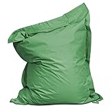 Leerer Bezug für Garten-Sitzsack, aus Polyester, Kaktusgrün, 180 x 145 cm