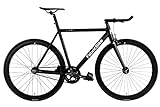 FabricBike Light - Fixed Gear Fahrrad, Single Speed Fixie Starre Nabe, Aluminium Rahmen und Gabel, Räder 28', 4 Farben, 3 Größen, 9.45 kg (Größe M) (M-54cm, Light Matte Black)