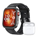 HUAWEI Watch FIT 4 Pro Smartwatch, Outdoor-Sportarten auf Profi-Niveau, Saphirglas und Titan, Bis zu 10 Tage Akkulaufzeit, EKG, Leichte Sportuhr, Kompatibel mit Android & iOS, Schwarz + FreeBuds SE 2