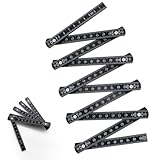 txuzong Zollstock 1m, Meterstab Schwarz, Skalierbar Mini Zollstöcke mit Doppelskala, Einsetzbar für Tischler, Maurer, Baustellen, Heimwerkerprojekte
